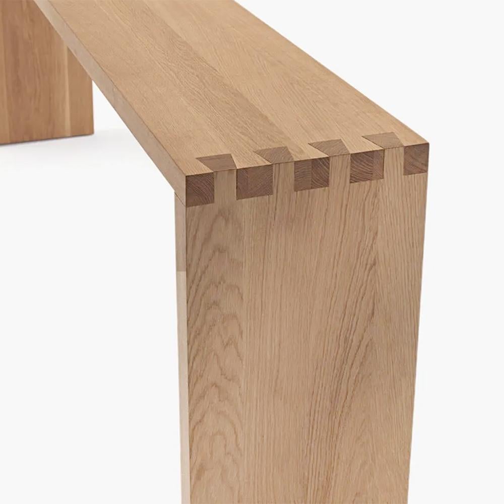 Aselta Oak Console Table For Sale 1