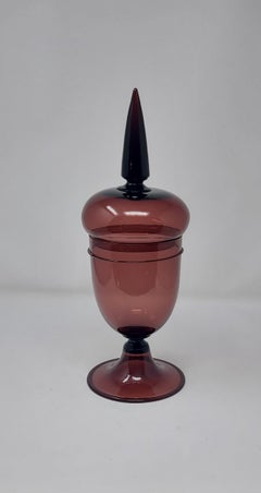 Set of three jars designed by Paolo Venini for Venini, 1959. price for the set