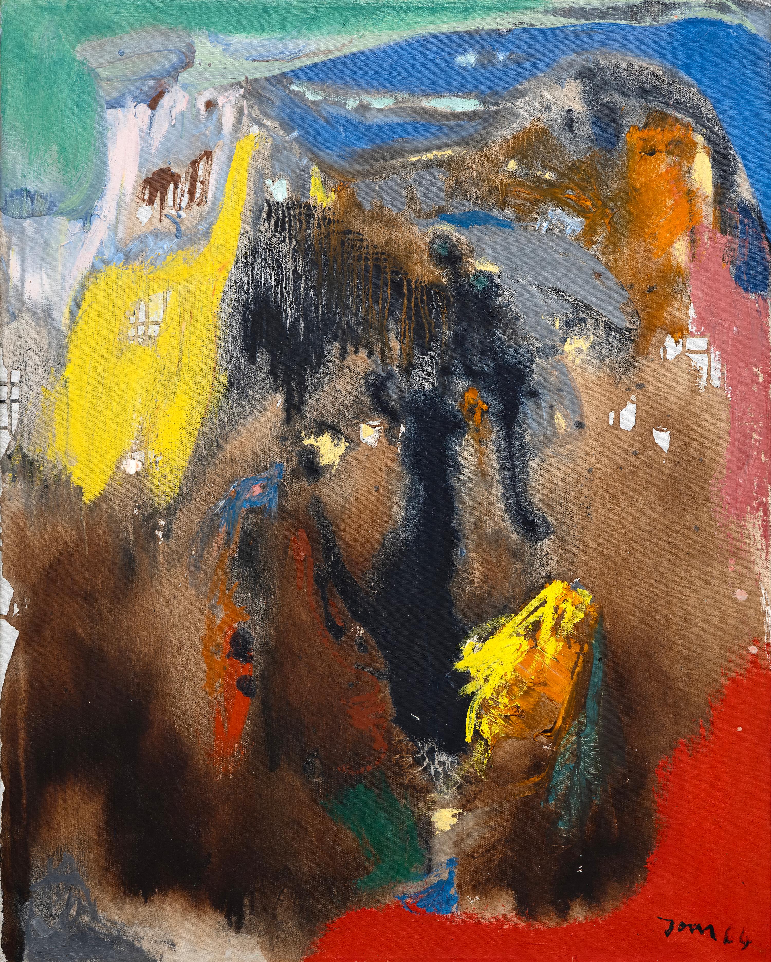 Asger Jorn Abstract Painting - Untitled (FULL) 154b