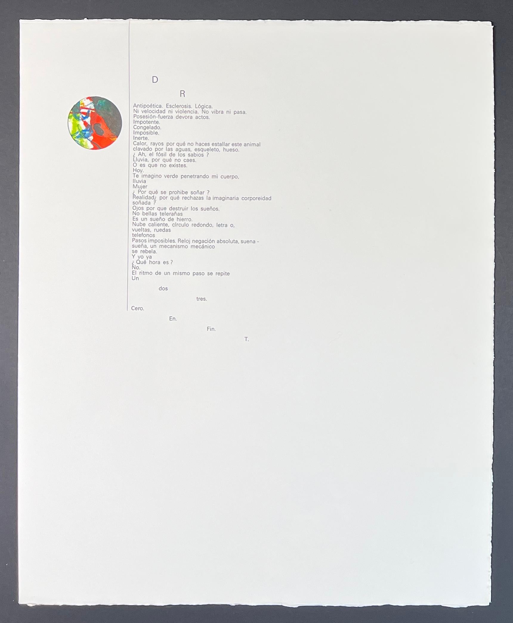 Asger Jorn (1914-1973) - Coloured lithograph on paper - 1969 For Sale 1