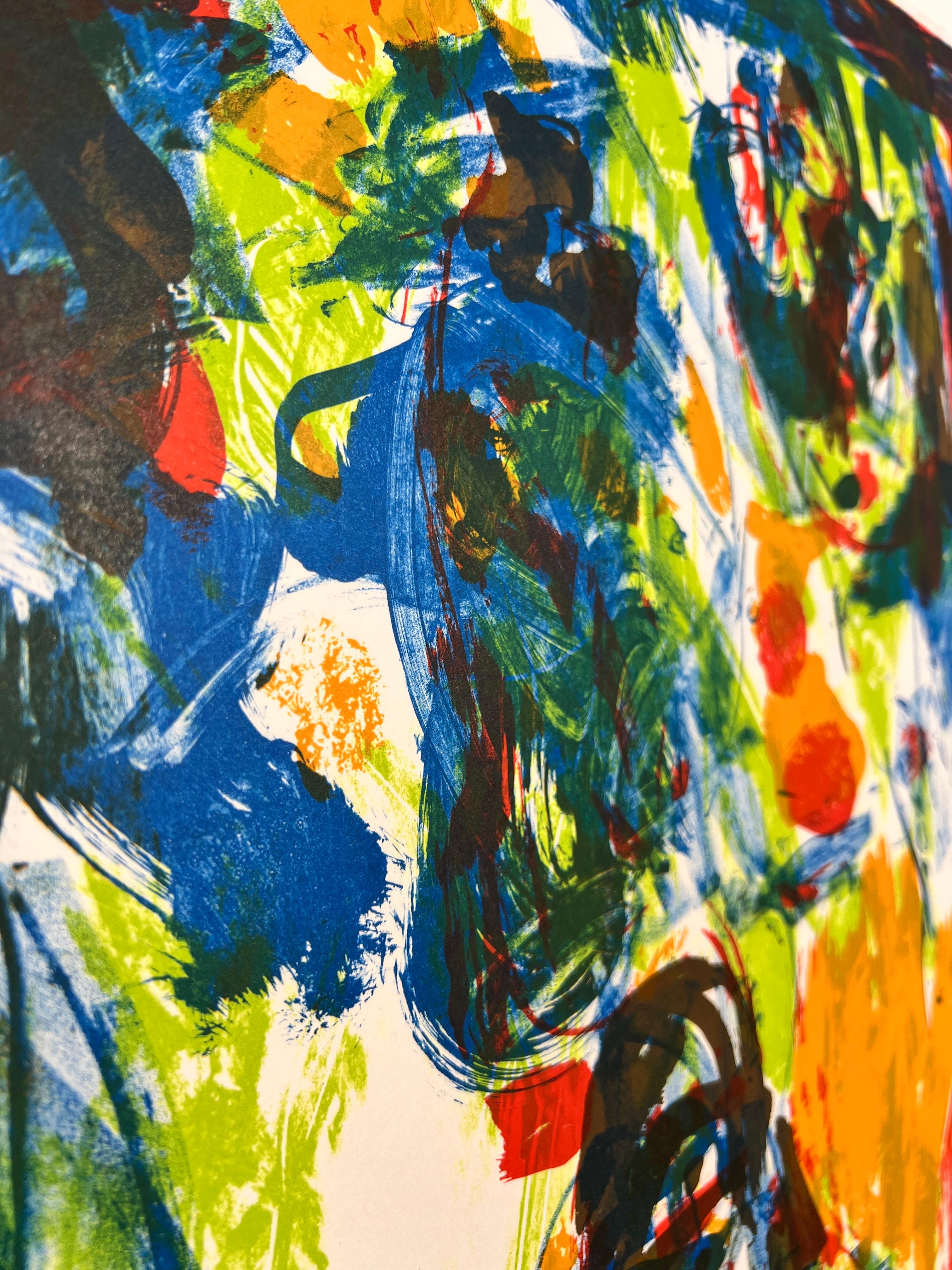 Asger Jorn (1914-1973) - Coloured lithograph on paper - 1969 For Sale 5