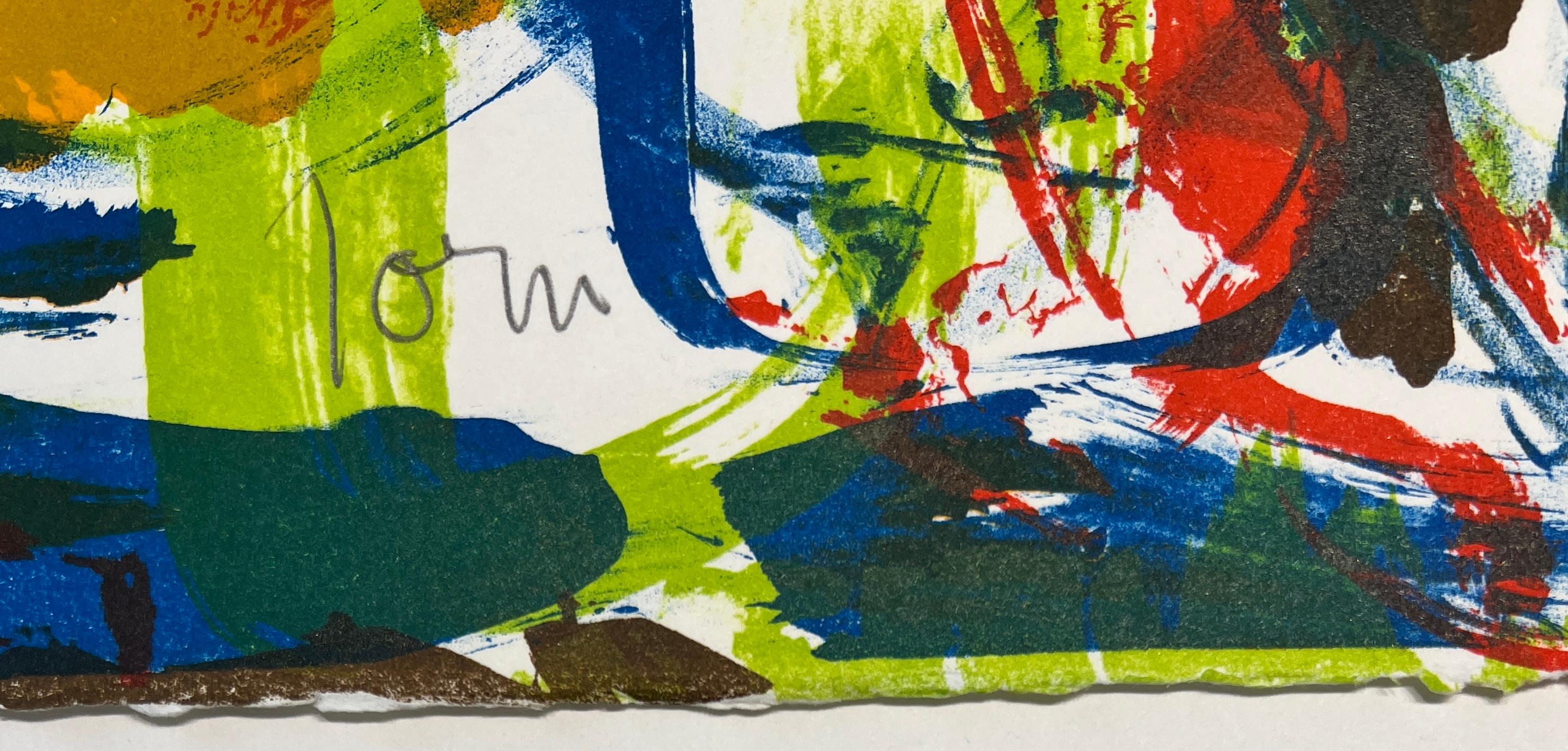 Asger Jorn (1914-1973) - Coloured lithograph on paper - 1969 For Sale 7
