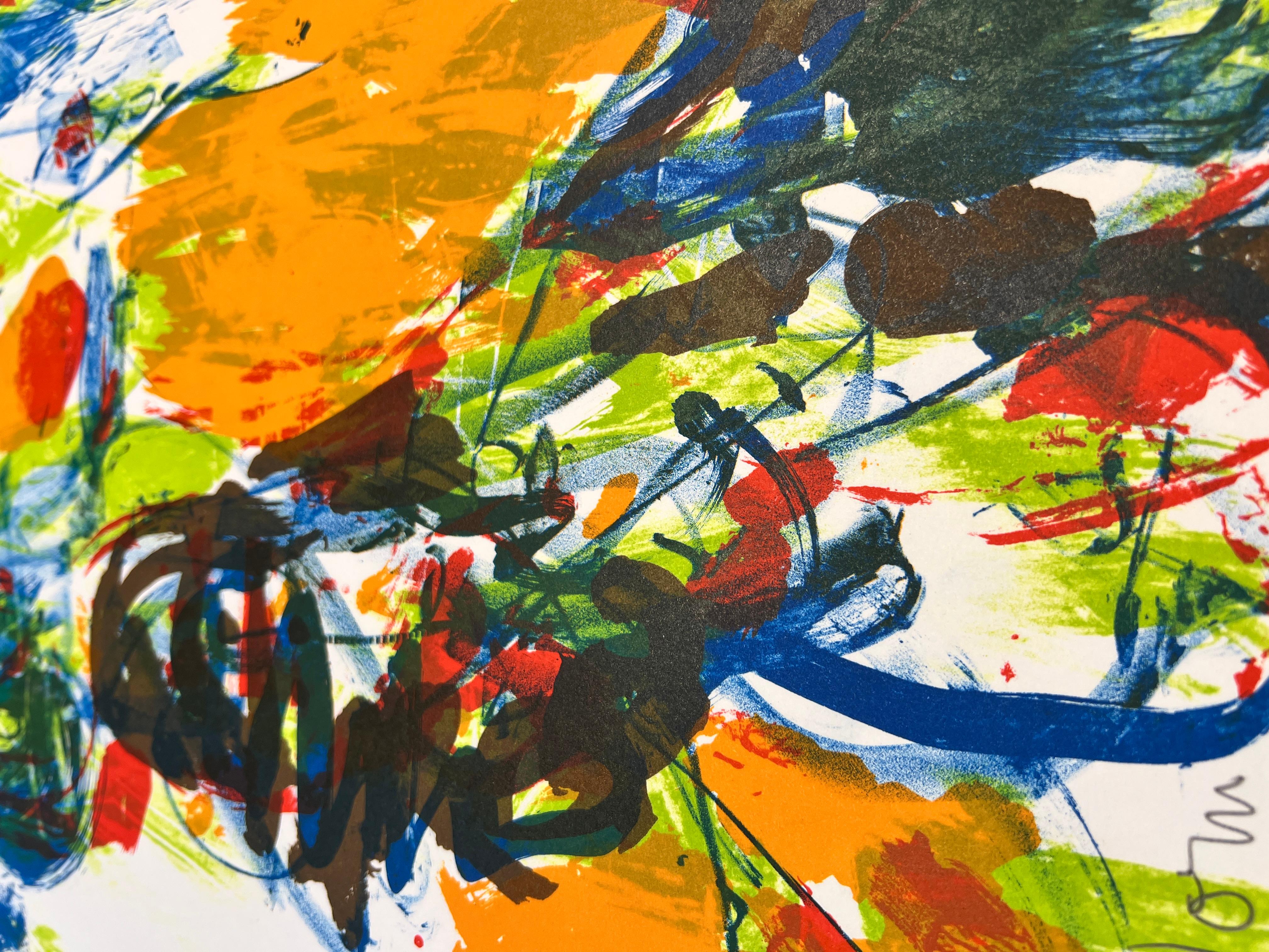 Asger Jorn (1914-1973) - Coloured lithograph on paper - 1969 For Sale 8