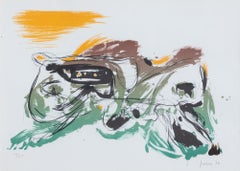 Asger Jorn (1914-1973) -  CUBA - Color lithograph - 1970