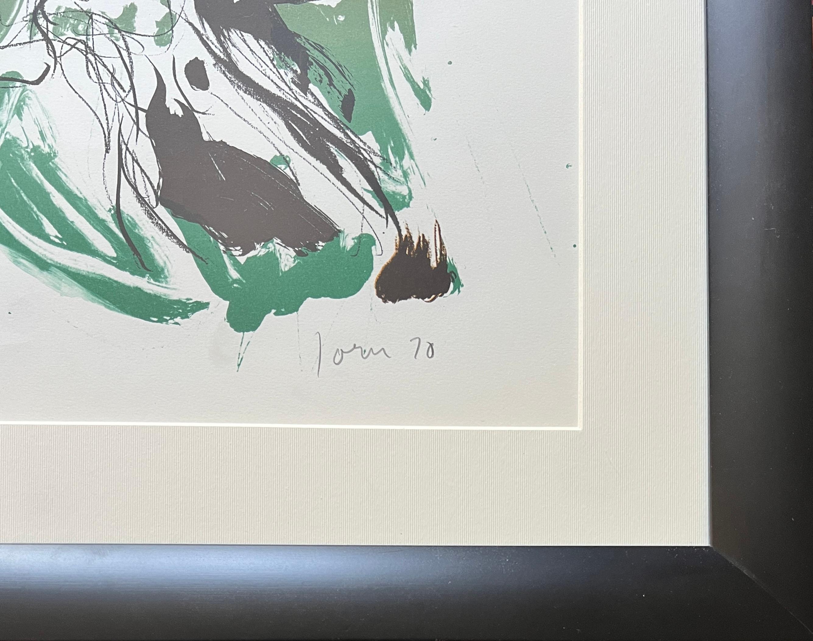Asger Jorn (1914-1973)  CUBA - Lithographie couleur - 1970 en vente 4
