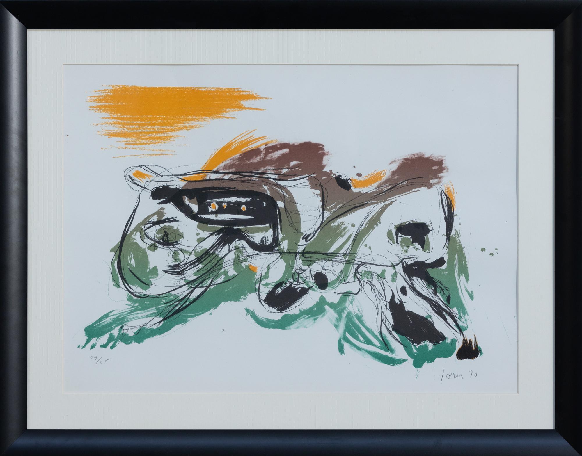 Asger Jorn (1914-1973) -  CUBA – Farblithographie – 1970
