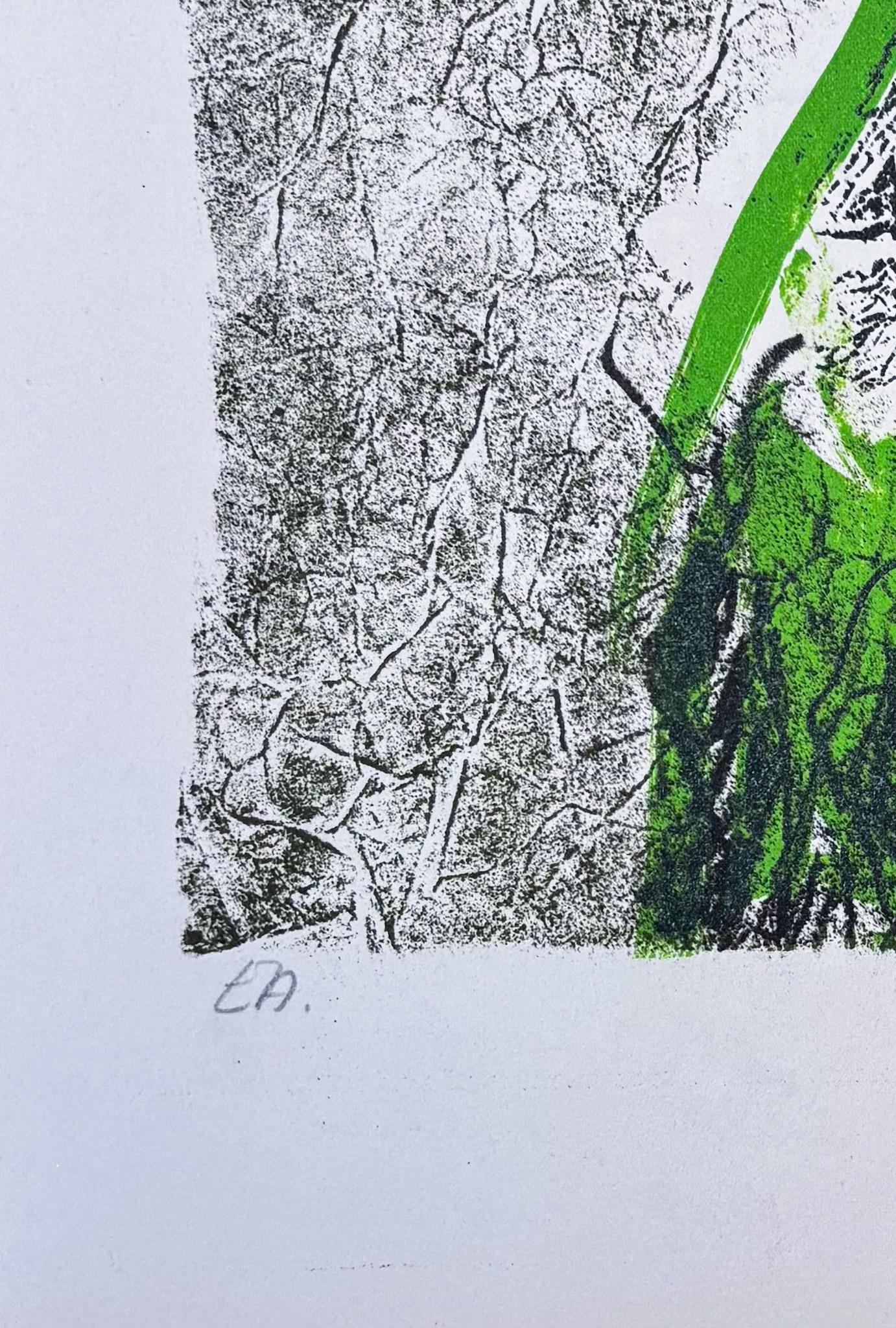 Asger Jorn (1914–1973) – La Vallée des charme – 8-colour lithography – 1969 For Sale 4