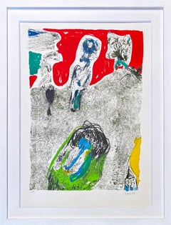 Asger Jorn (1914–1973) – La Vallée des charme – 8-colour lithography – 1969