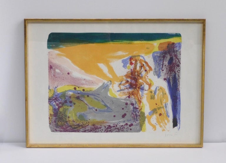 Estampe Originale Signée Asger Jorn (1966) - Technique Cuivre - Format 18,3 X 14,9 Pouces