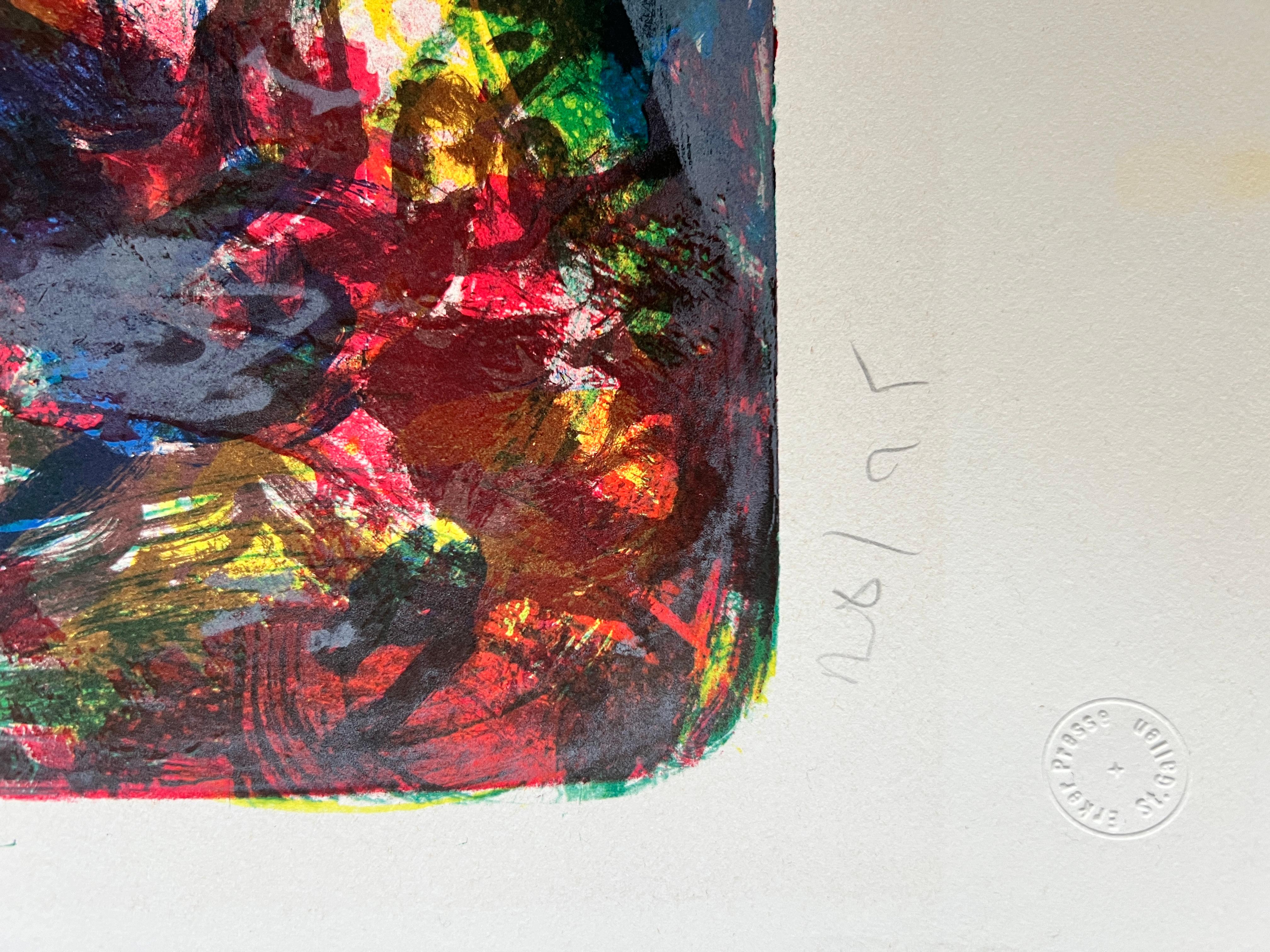 Composition - Gray Print by Asger Jorn