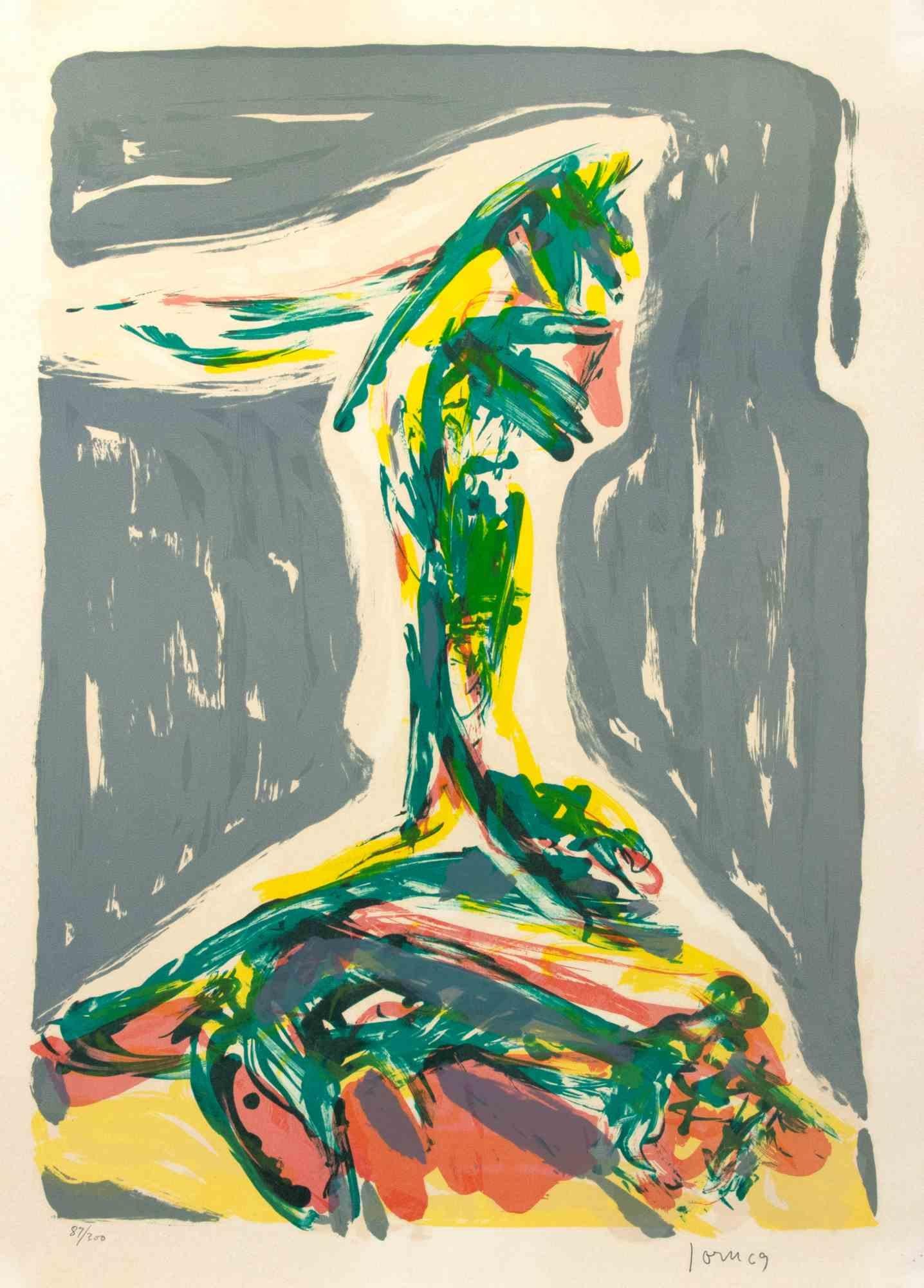 Jubilation Larmoyennageuse - Lithograph by Asger Jorn - 1969