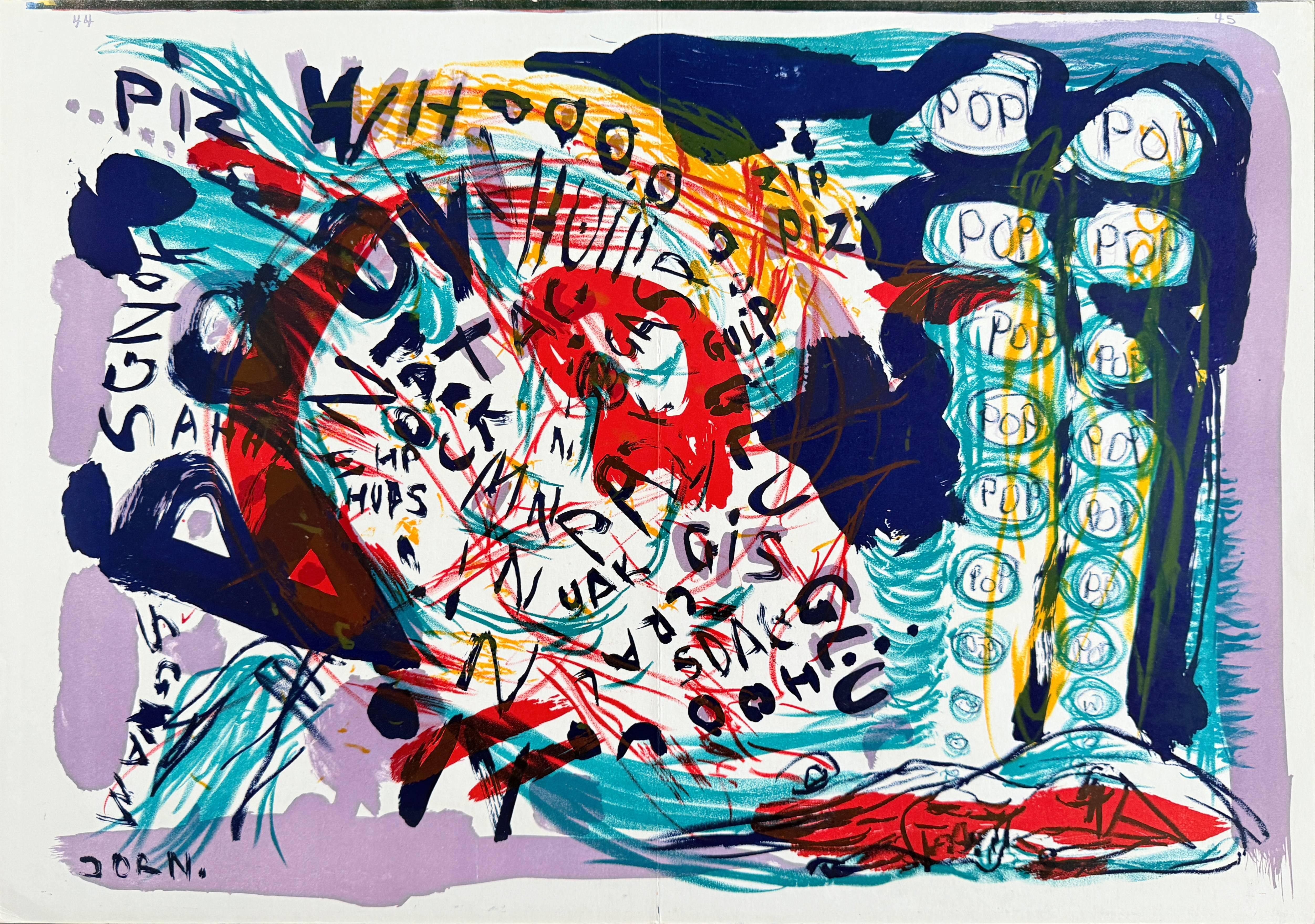 One Cent Life - Surrealist Print by Asger Jorn