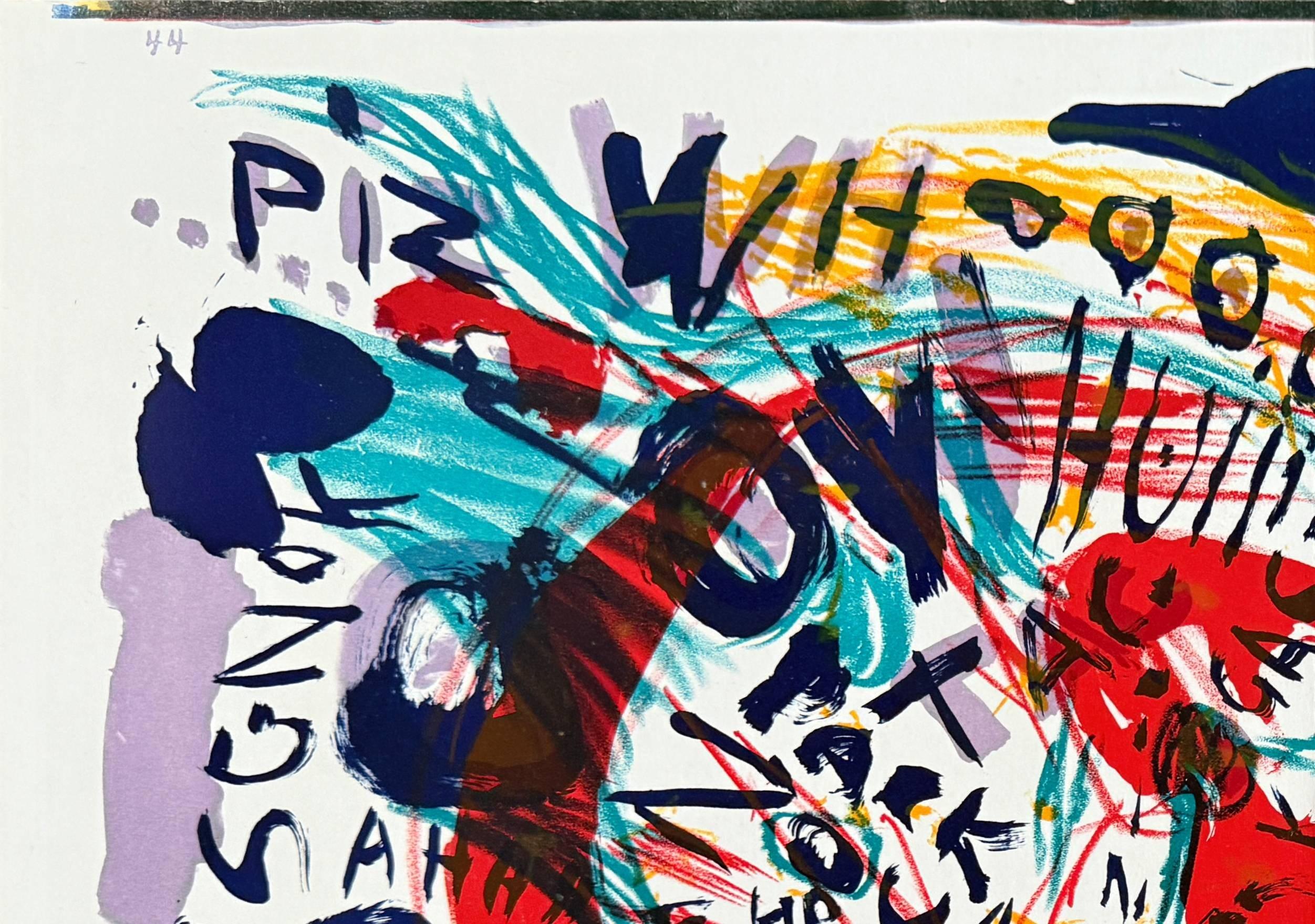 One Cent Life - Gray Print by Asger Jorn
