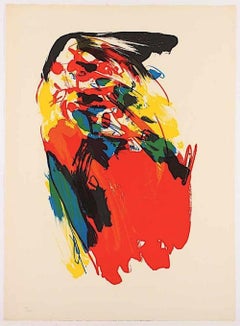 Untitled - Original Lithograph by Asger Jorn - 1973