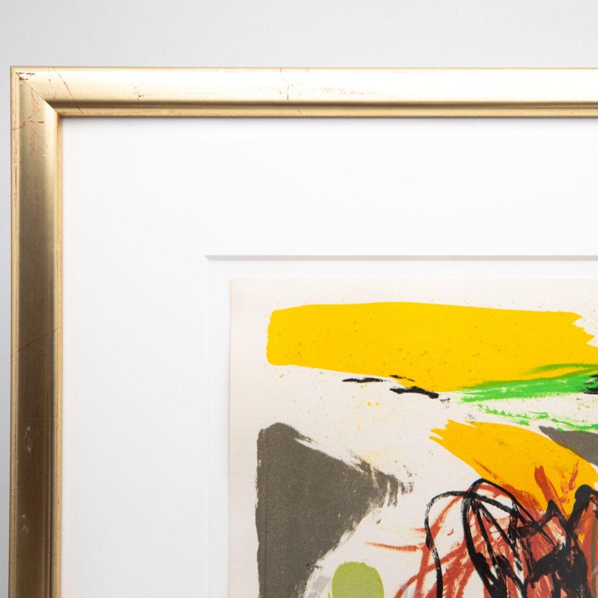 Glass Asger Jorn, Untitled Lithograph, 1968, Signed, Artist’s Proof (Épreuve d’artiste For Sale