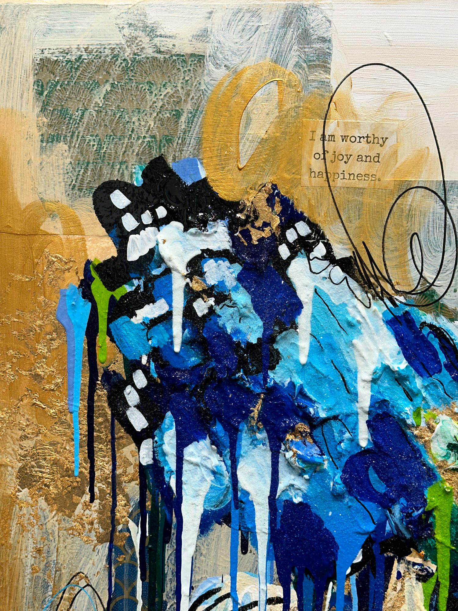 pintura abstracta en acrilico