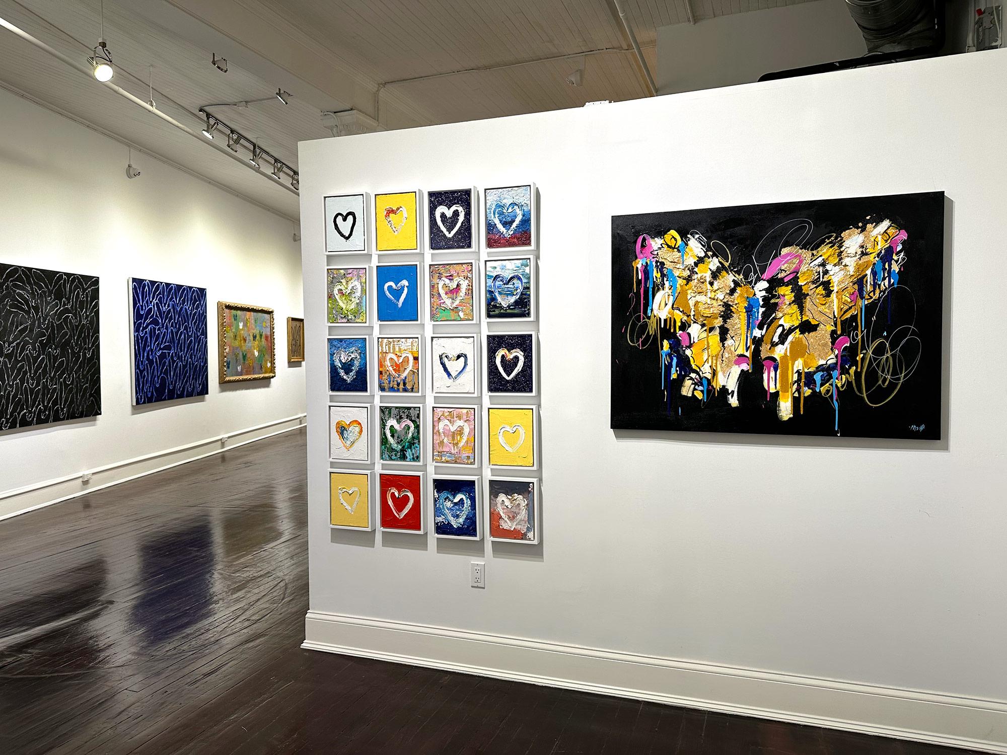 « Look at the Stars, Look at How They Shine for You », peinture de papillons sur toile en vente 14