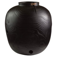 Ash and Copper Vase by Vlad Droz