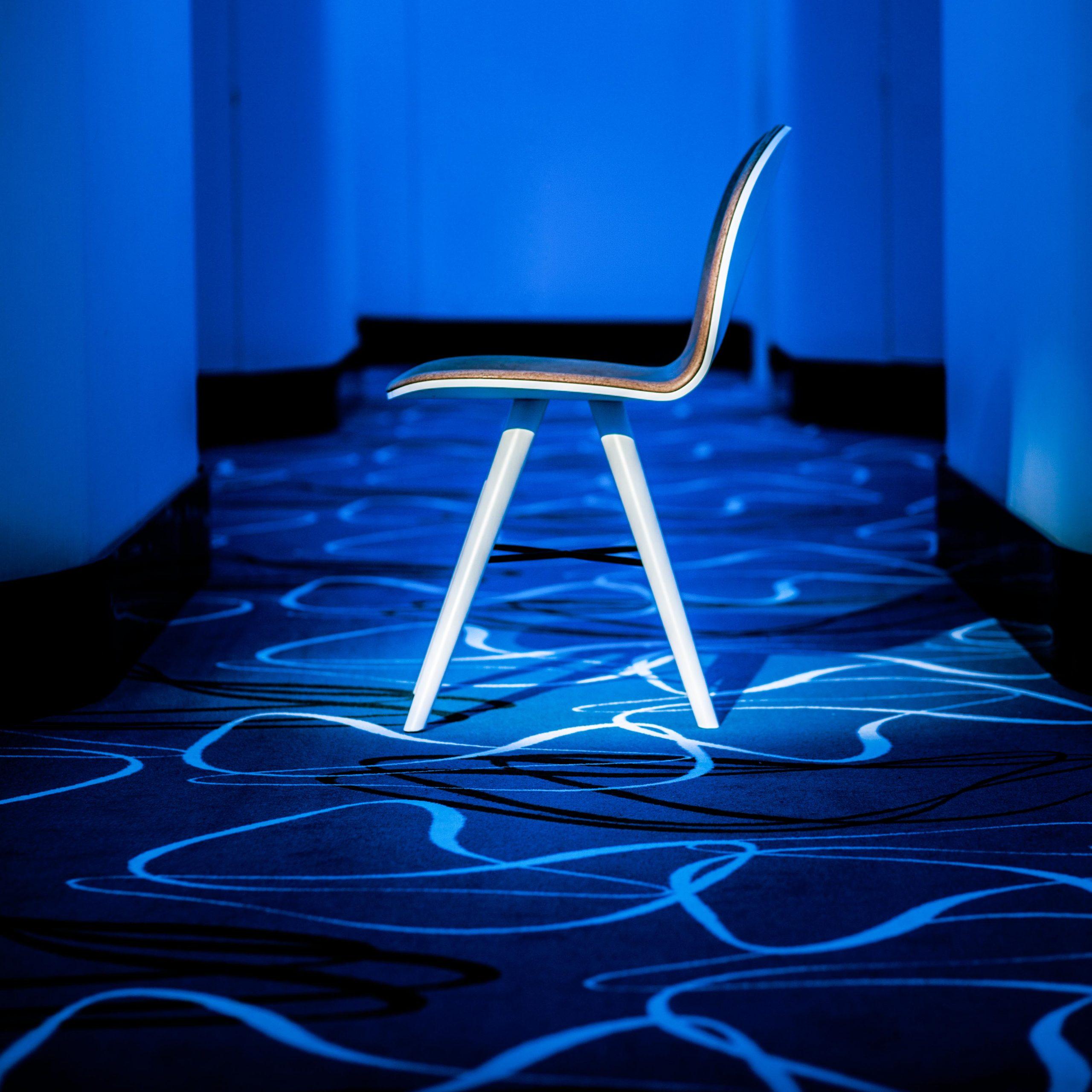 Ash and Corkfabric Contemporary Chair by Alexandre Caldas 5