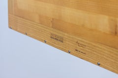 Mesa de lectura de fresno y acero de Bruno Mathsson para Karl Mathsson, años 50