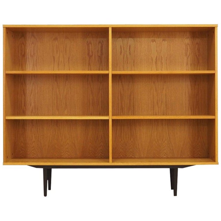 Ash Bookcase Vintage 1960s Retro For Sale at 1stDibs