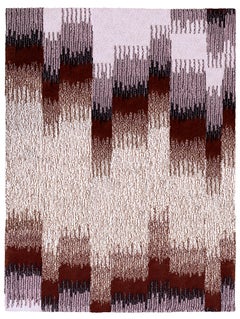 Ash Bordeaux Epoca Due Rug by Alissa + Nienke