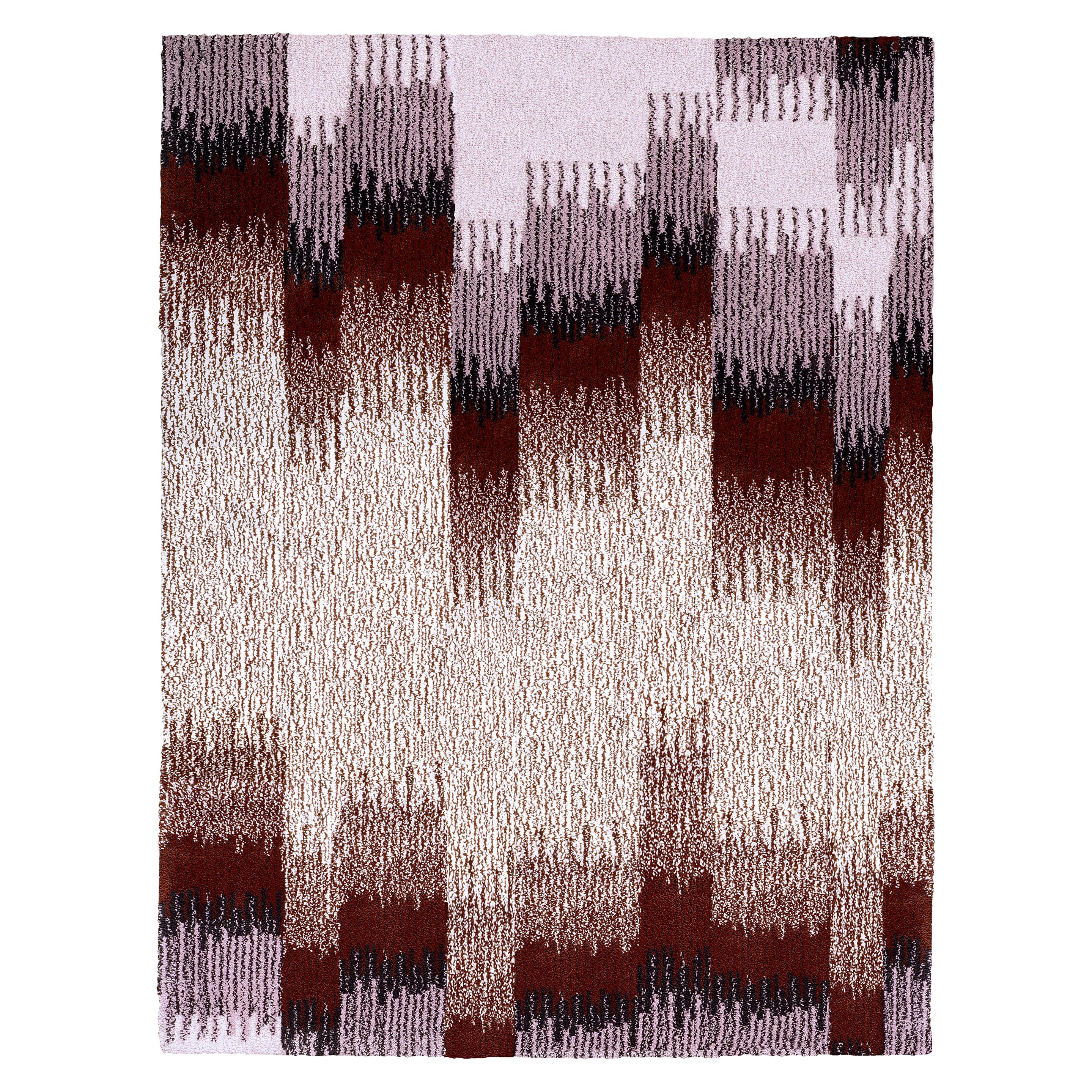 Ash Bordeaux Epoca Due Rug by Alissa + Nienke