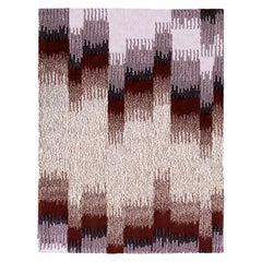 Tapis en frêne bordeaux Epoca Due d'Alina + Nienke