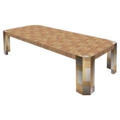 Ash Burl Rectangular Dining Table