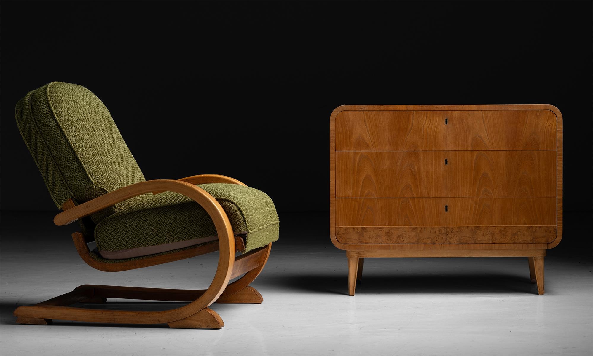 Ash & Burr Cabinet, England circa 1950 2