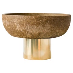 Ash Pedestal Bowl by Evelina Kudabaite Studio