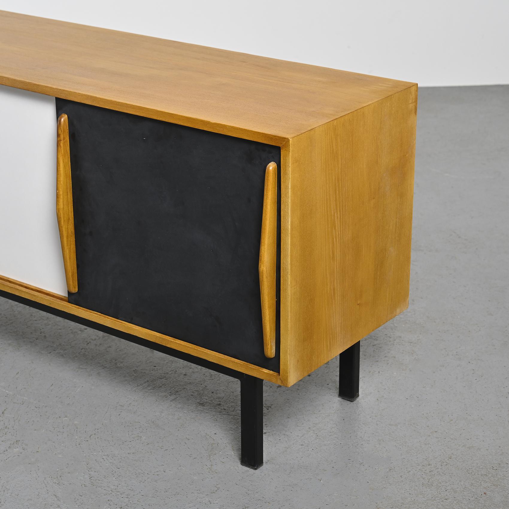 Mid-Century Modern Ash Cansado Sideboard by Charlotte Perriand, Steph Simon circa 1960