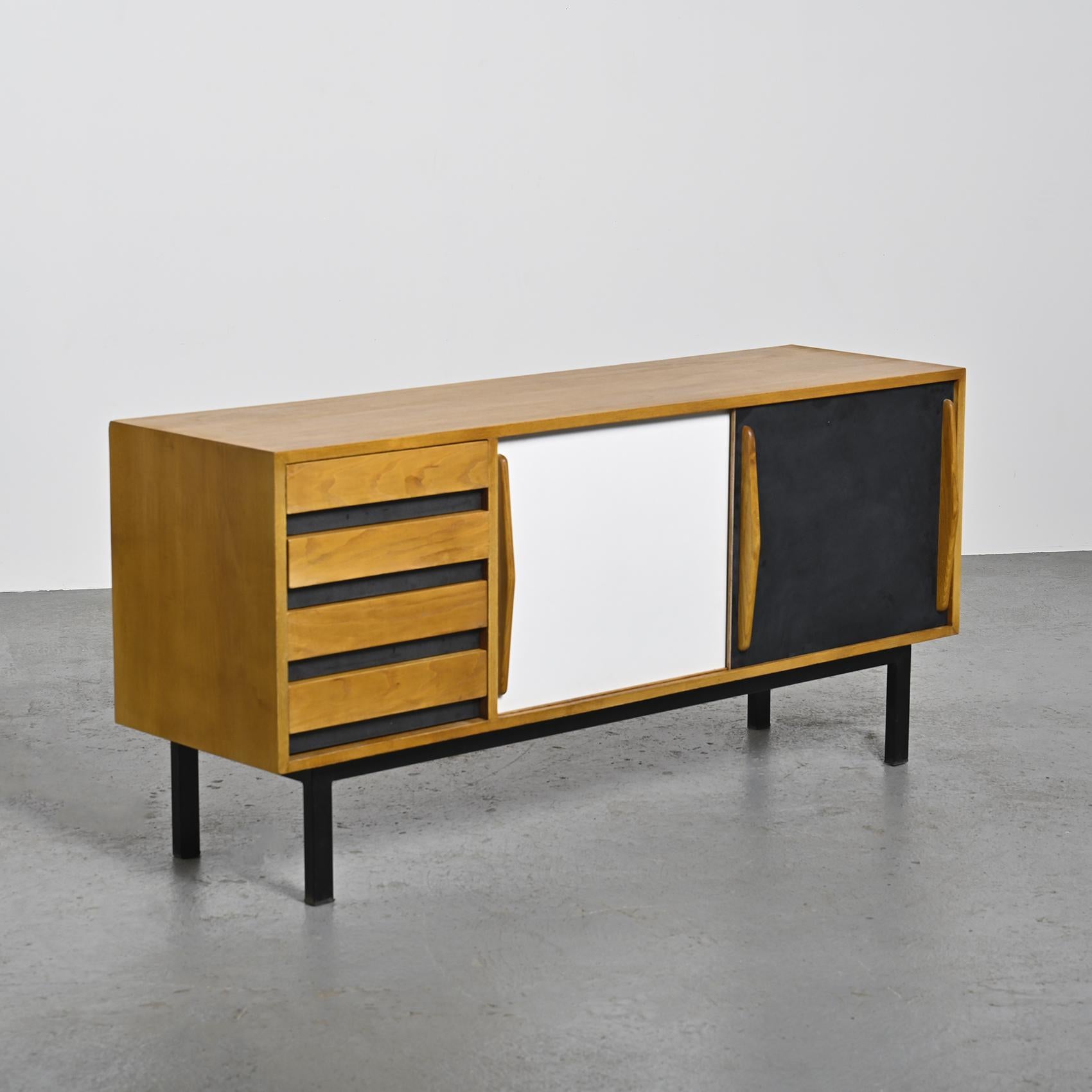 French Ash Cansado Sideboard by Charlotte Perriand, Steph Simon circa 1960