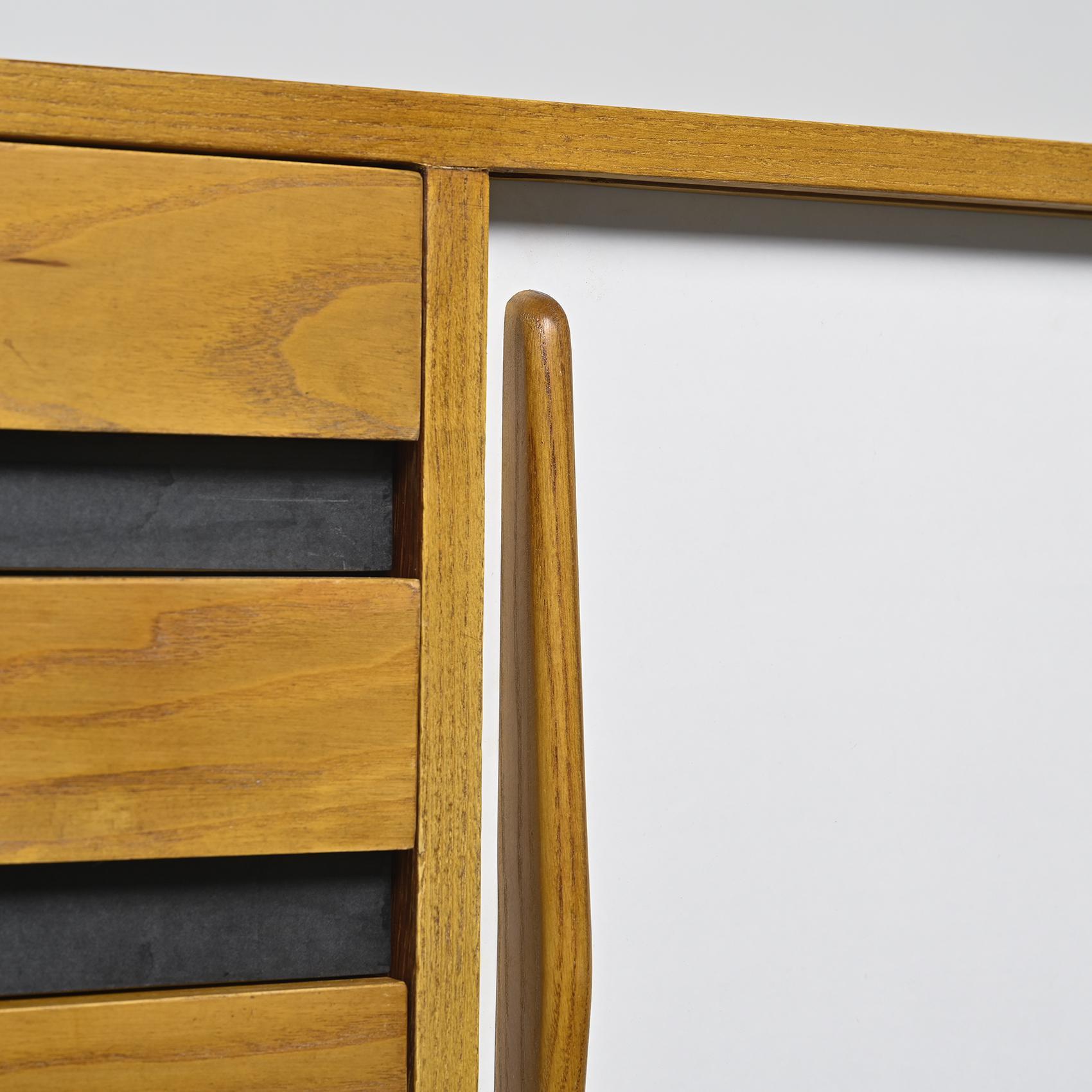 Ash Cansado Sideboard by Charlotte Perriand, Steph Simon circa 1960 In Good Condition In VILLEURBANNE, FR