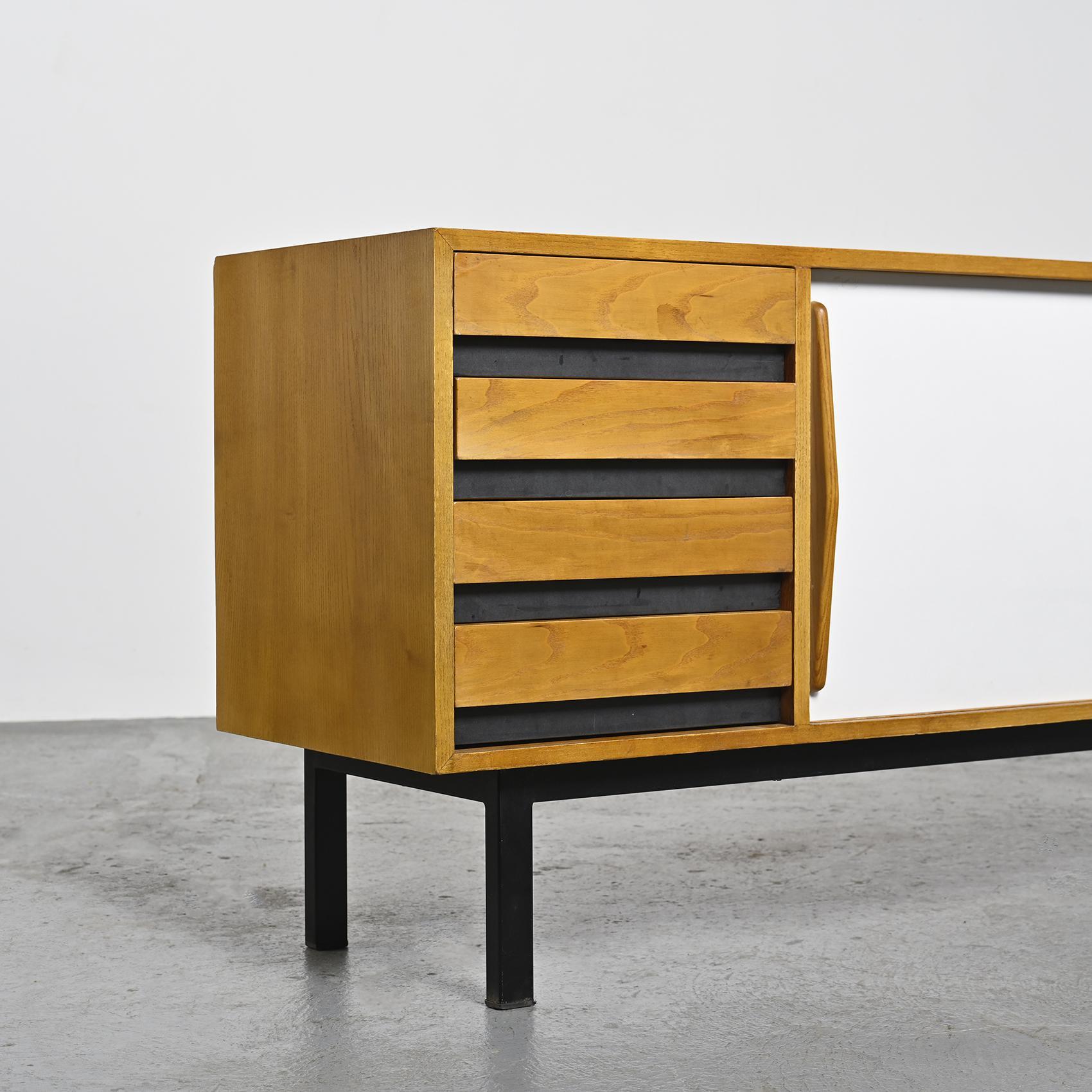 Mid-20th Century Ash Cansado Sideboard by Charlotte Perriand, Steph Simon circa 1960