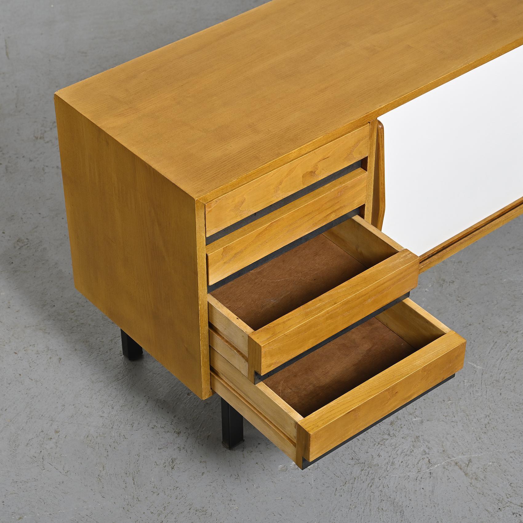 Wood Ash Cansado Sideboard by Charlotte Perriand, Steph Simon circa 1960