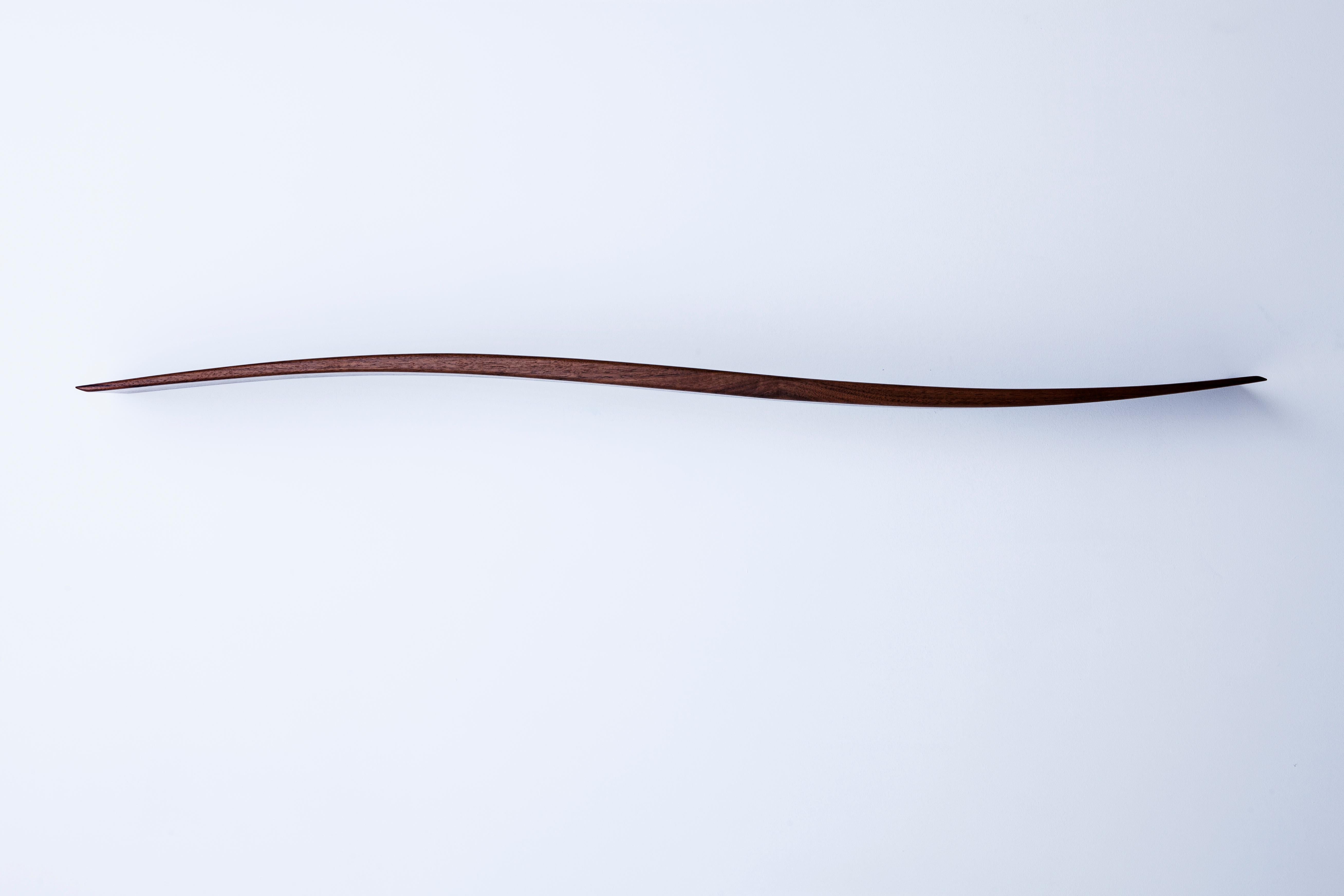 Contemporary Ash Comet Floating Shelf by David Tragen For Sale