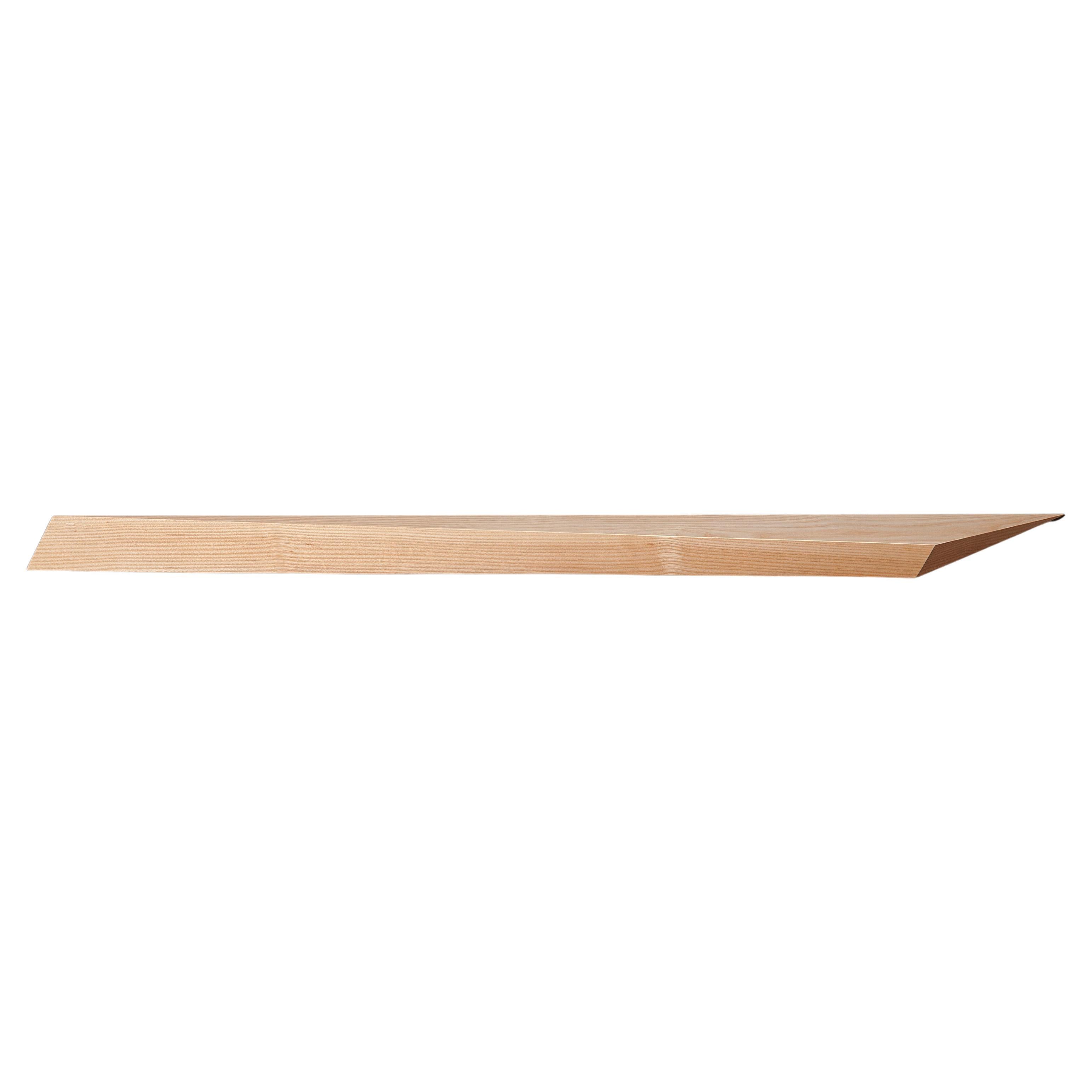 Ash Comet Floating Shelf by David Tragen