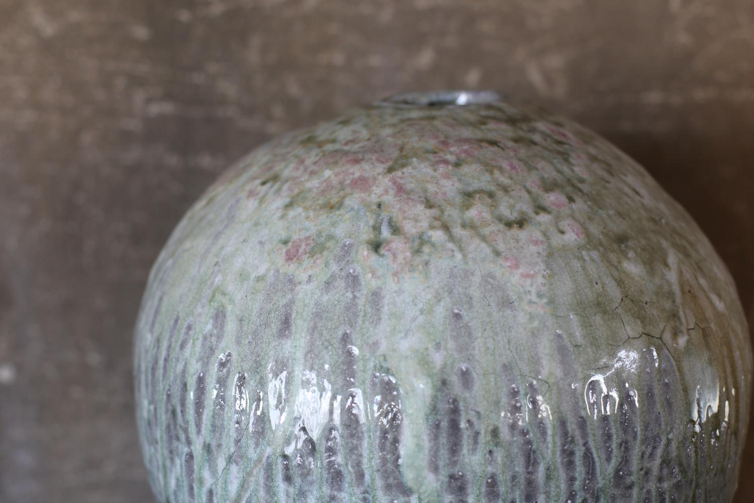 Ash-Covered Vase by U-Turn Ushiro In Good Condition In Sammu-shi, Chiba