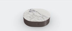 Ash Dark Calacata Vagli Waves Coffee Table L by Milla & Milli