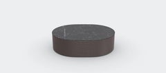 Ash Dark Nero Marquina Waves Coffee Table L by Milla & Milli