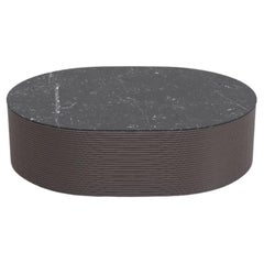 Ash Dark Nero Marquina Waves Coffee Table L by Milla & Milli