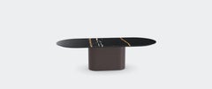 Ash Dark Sahara Noir Waves Dining Table M by Milla & Milli