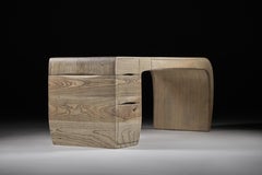 Ash Desk with ebony grain. Design No5, by Jonathan Field