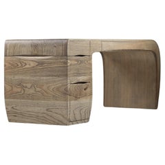 Ash Desk with ebony grain. Design No5, by Jonathan Field