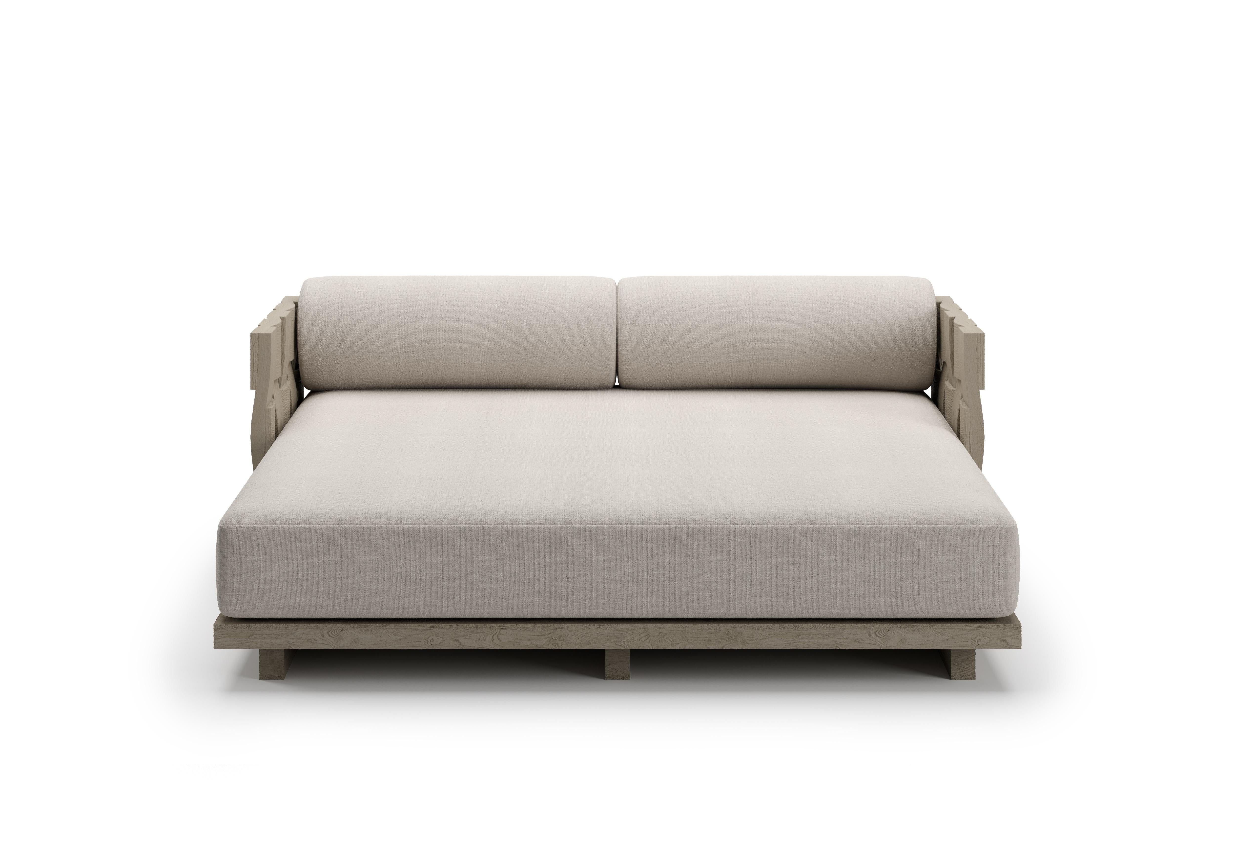 Contemporary Ash Dune Armless Corner Sofa by SNOC