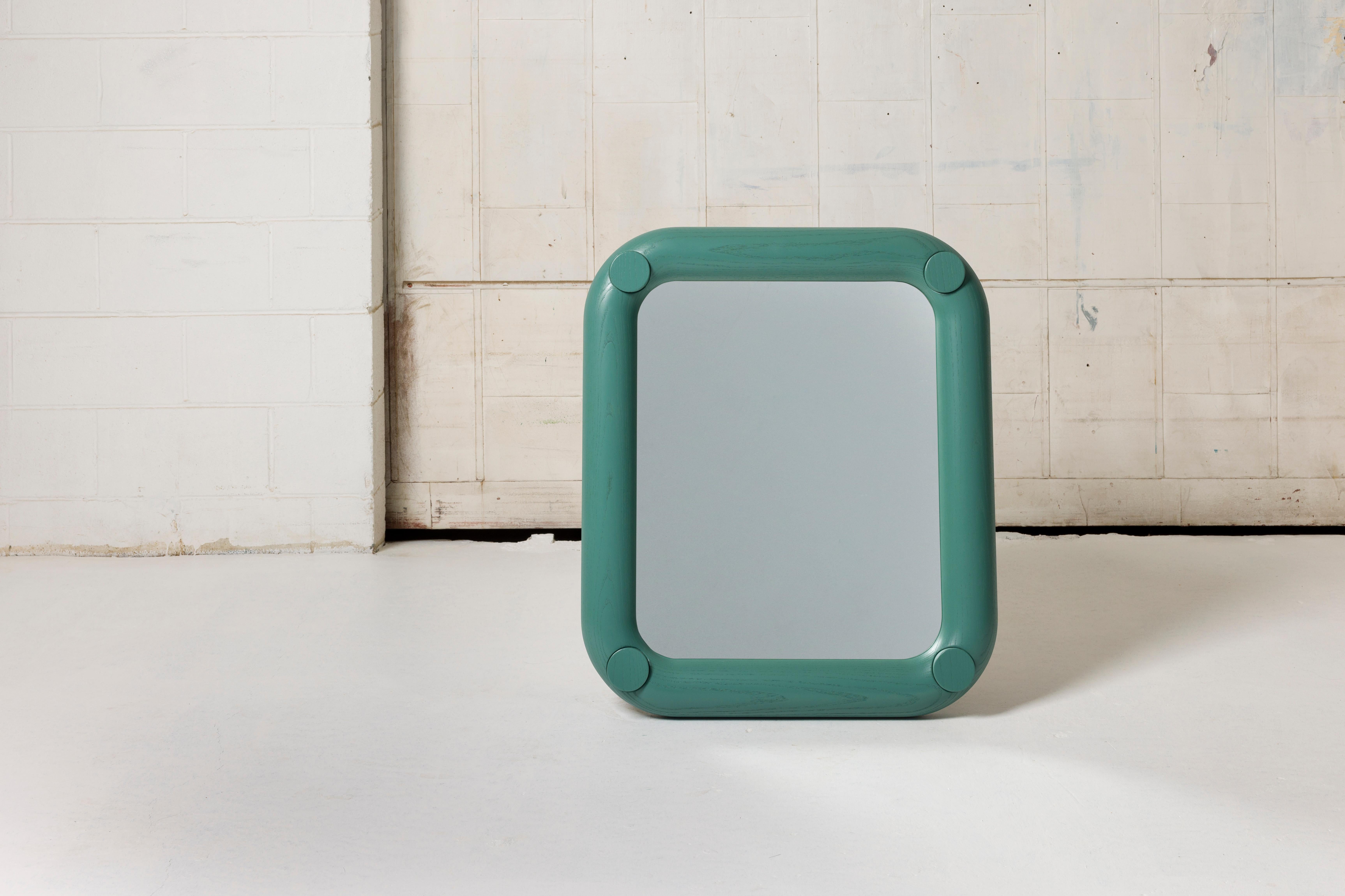 Contemporary Ash Hardwood Mirror by BNF Studio For Sale