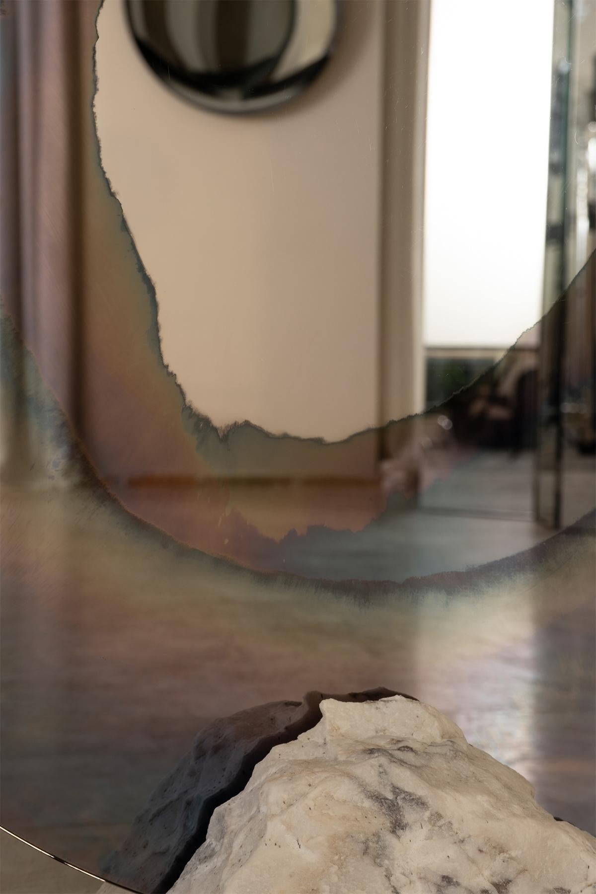Turkish Ash Mirror I Mirror by Homa For Sale
