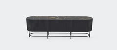 Ash Noir Black Gold Eternel Sideboard Type 1 by Milla & Milli