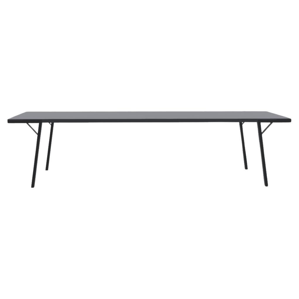 Ash Noir Frame Dining Table L by Milla & Milli